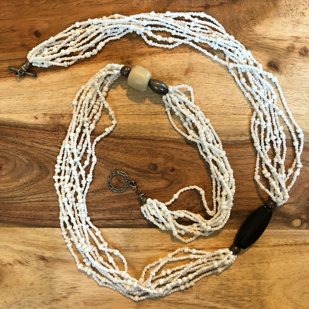 Silpada bamboo coral necklace